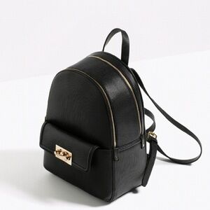 Zara Black Backpack
